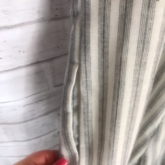 Striped Wide Leg Jumpsuit - Picture 6 of 8